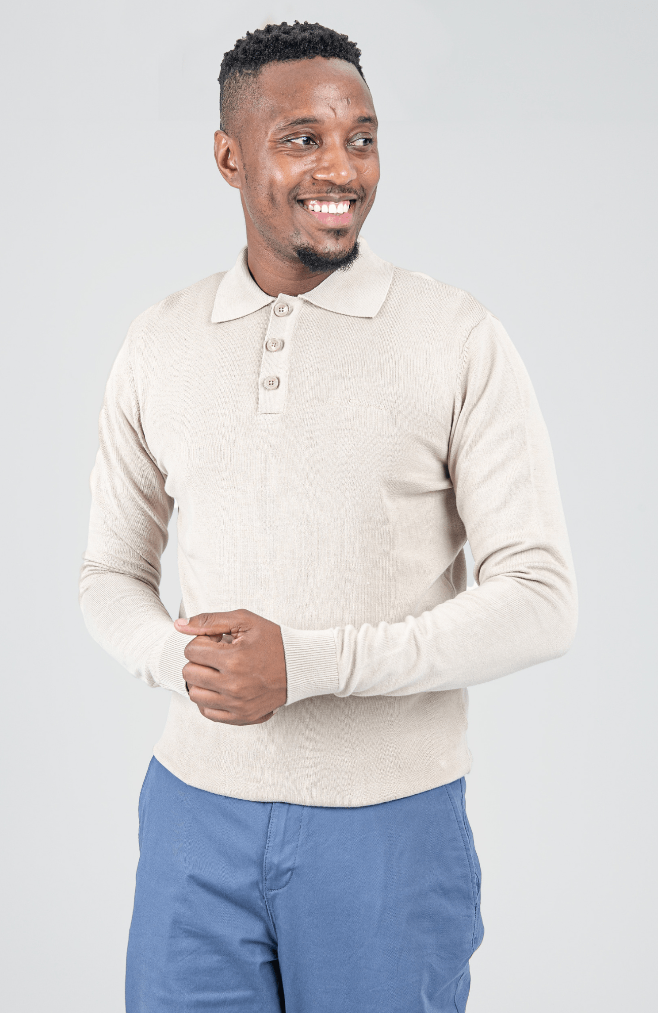 Knit Sportshirt - Sustained Grey – Ben Sherman South Africa