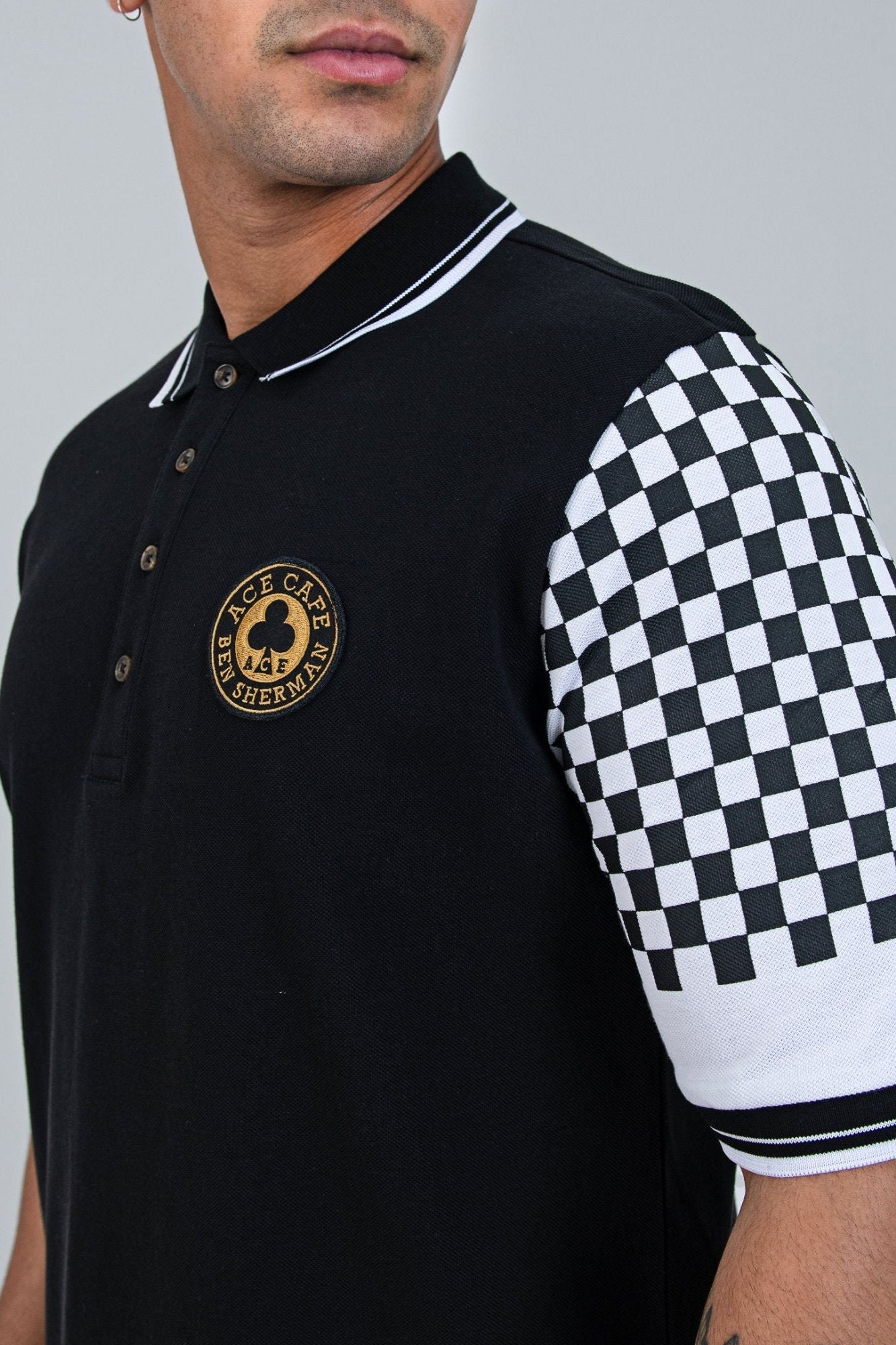 Ace Café Chequerboard Polo S/S