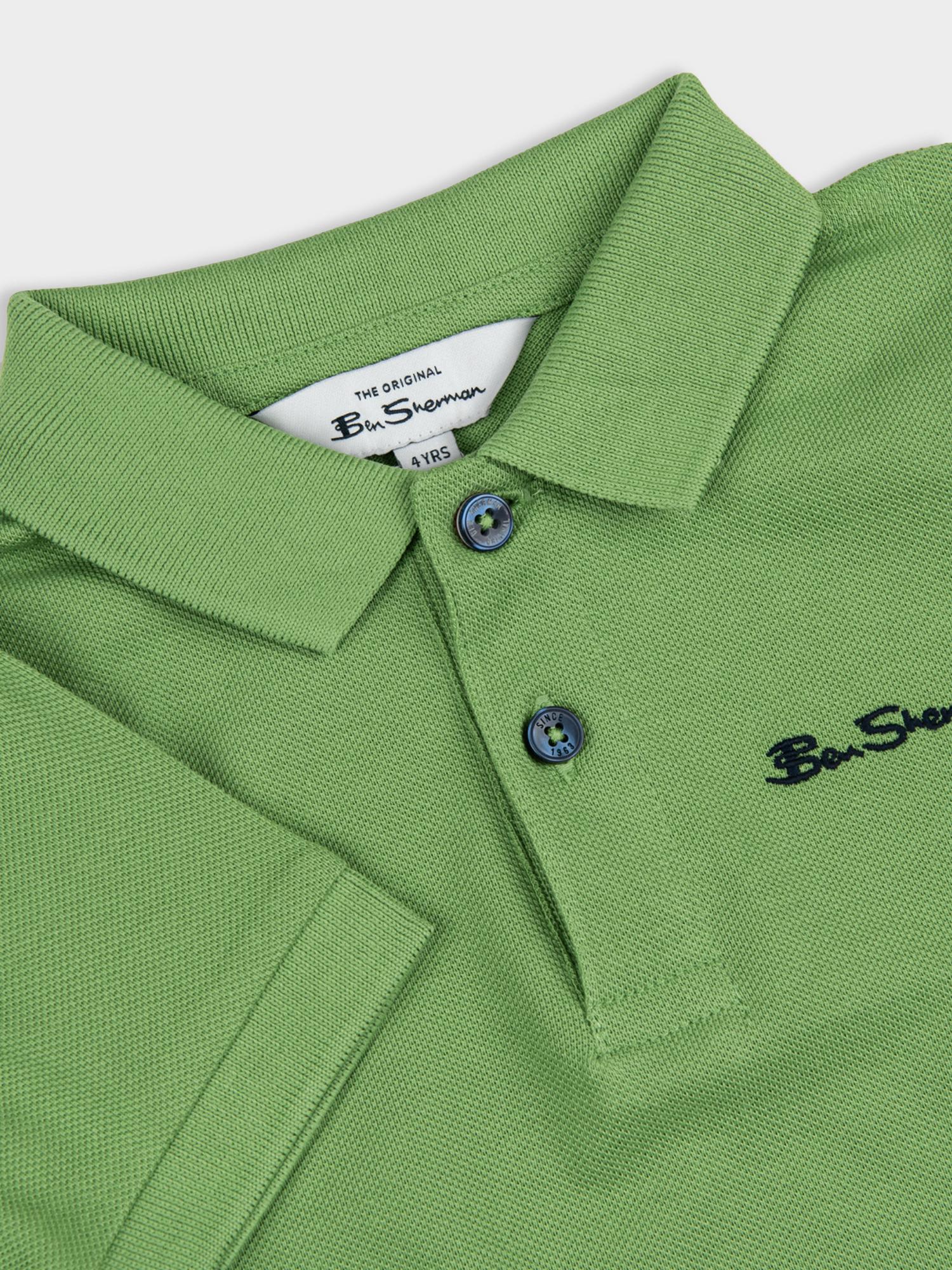 Kids Signature Polo - Piquant Green