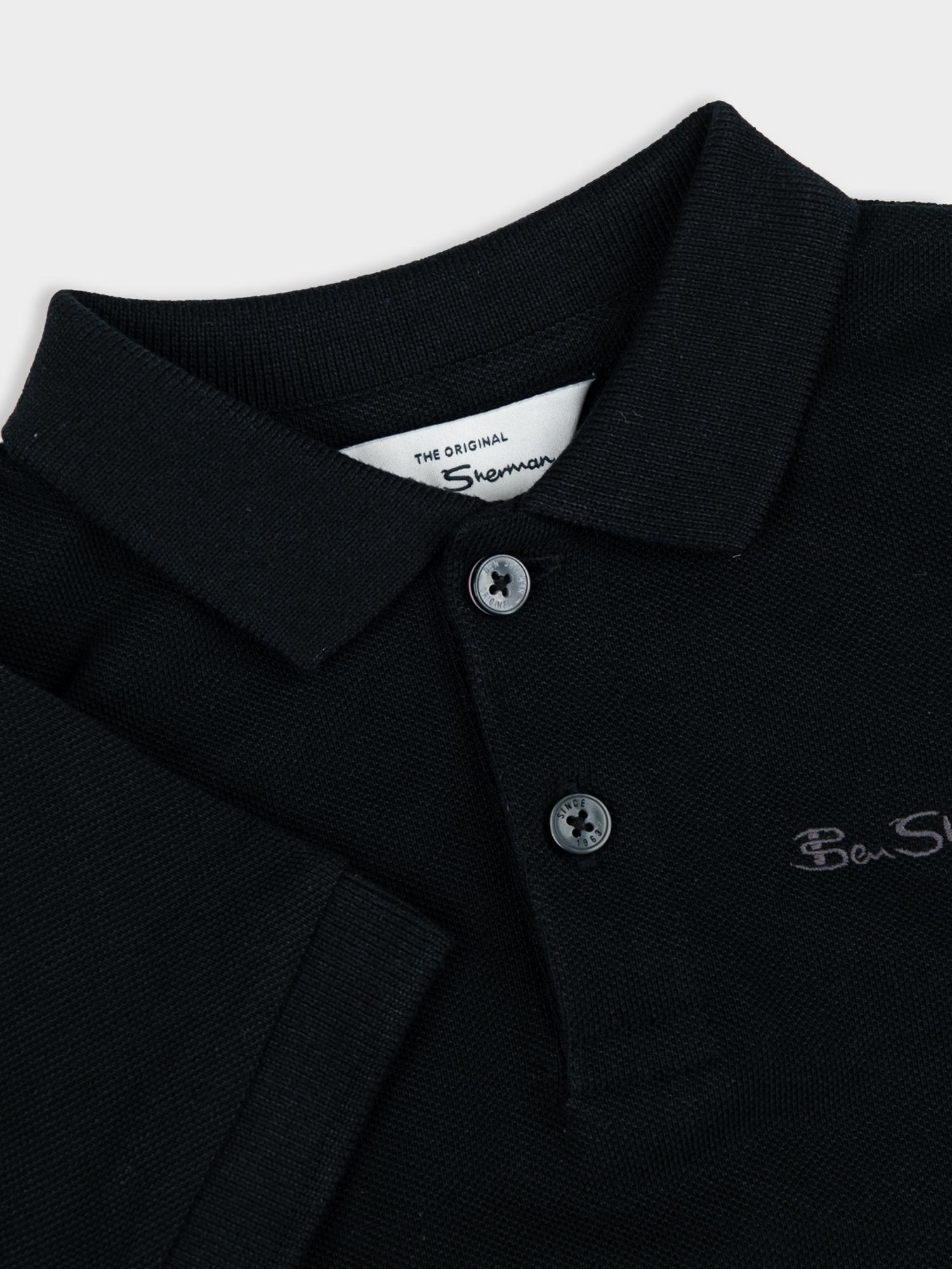 Kids Signature Polo - Black