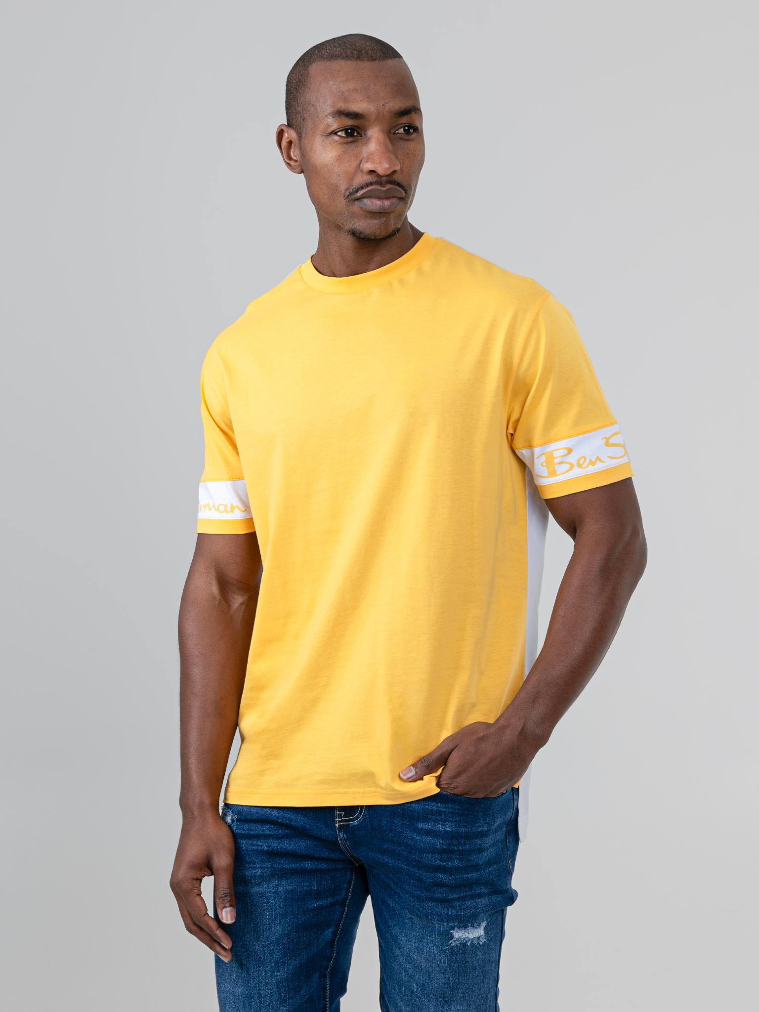 Color Block Tee - Banana