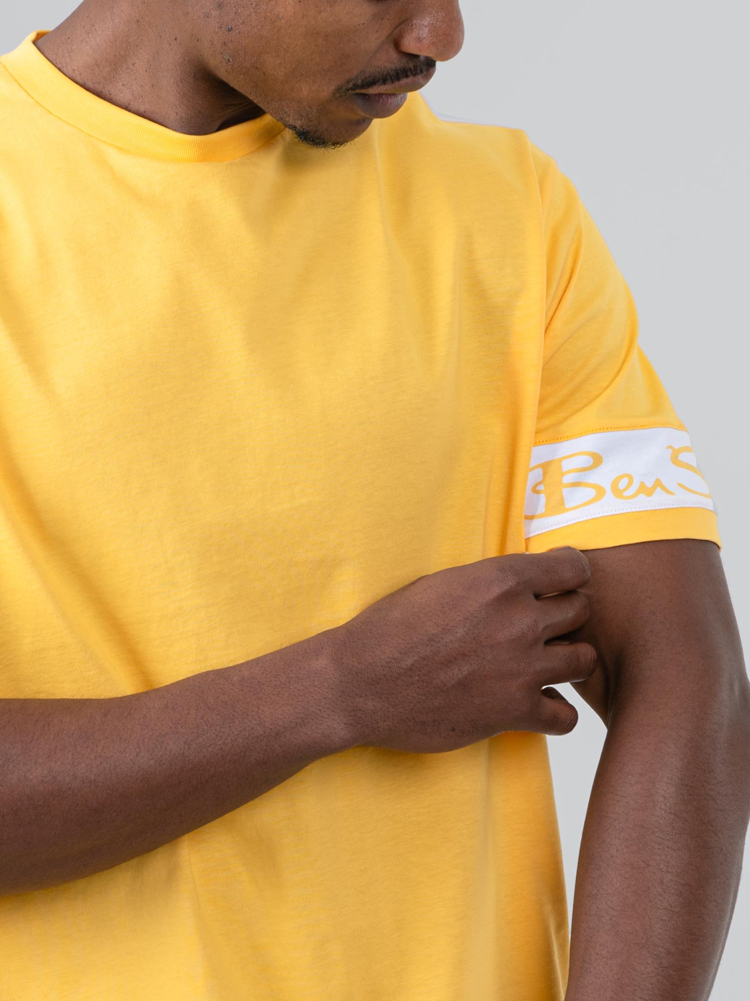 Color Block Tee - Banana