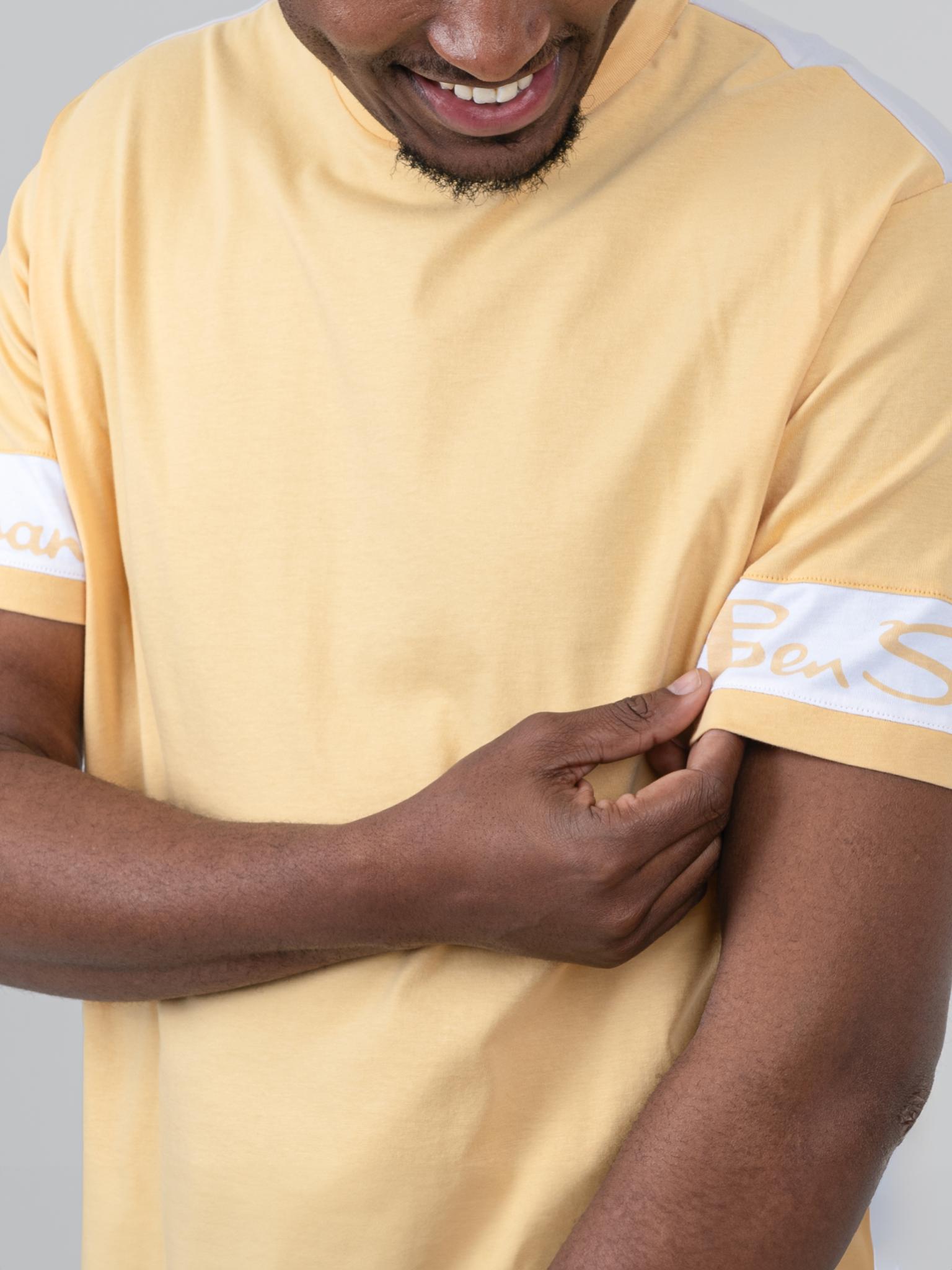 Color Block Tee - New Wheat