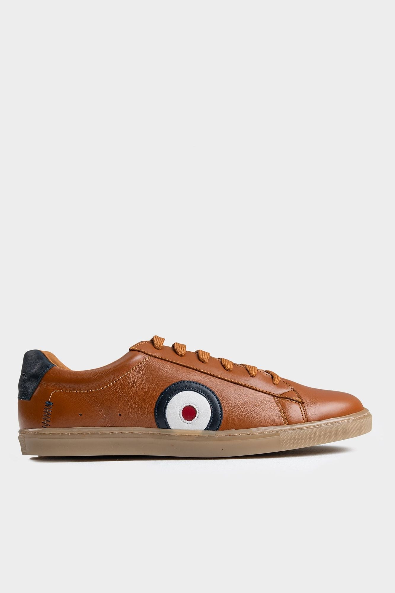 TARGET LEATHER SNEAKER - TAN – Ben Sherman South Africa