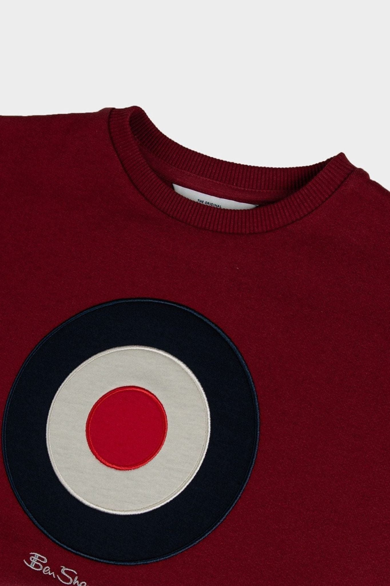 Kids Target Crew Sweater - Berry
