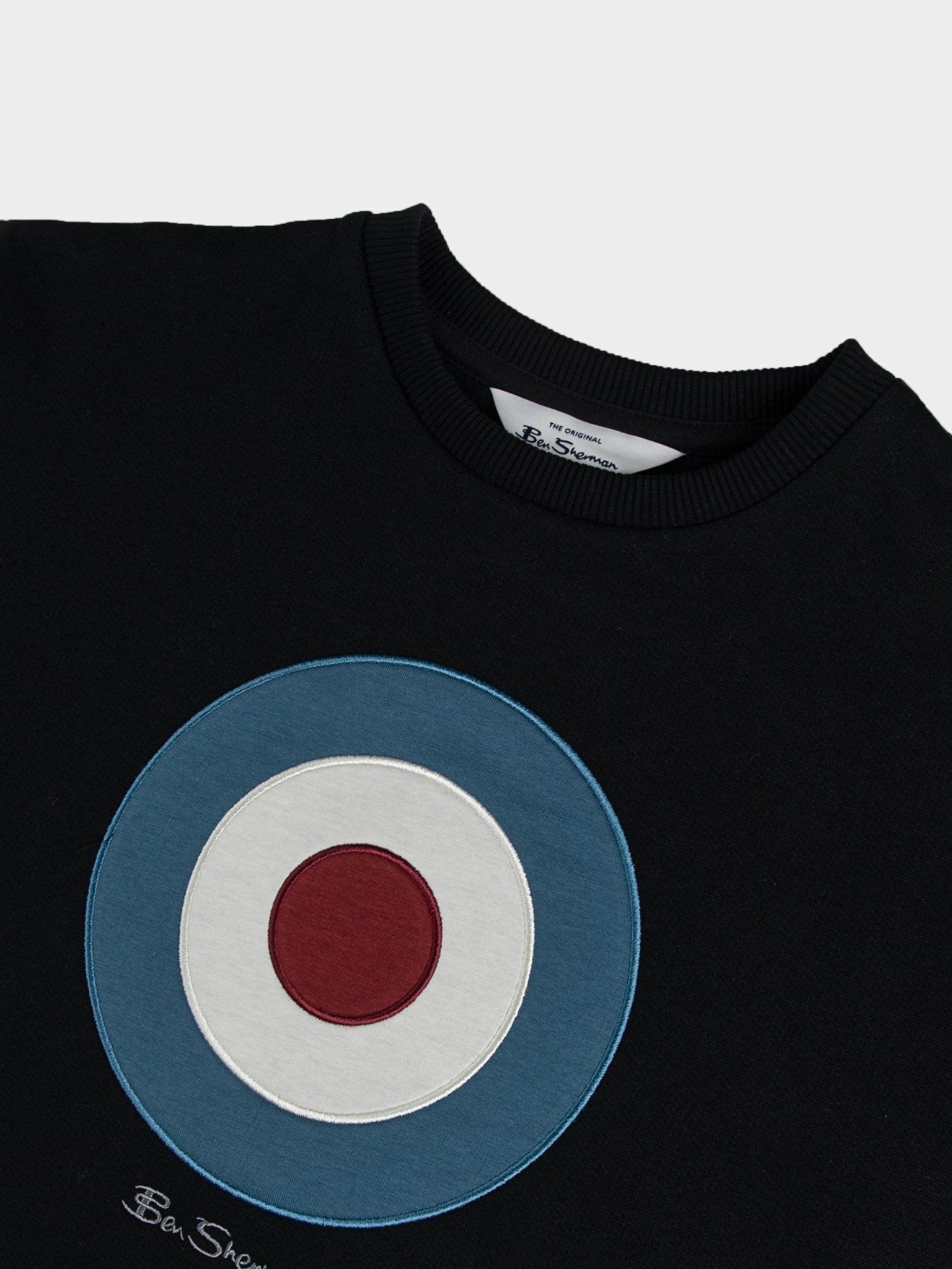 Kids Target Crew Sweater - Black