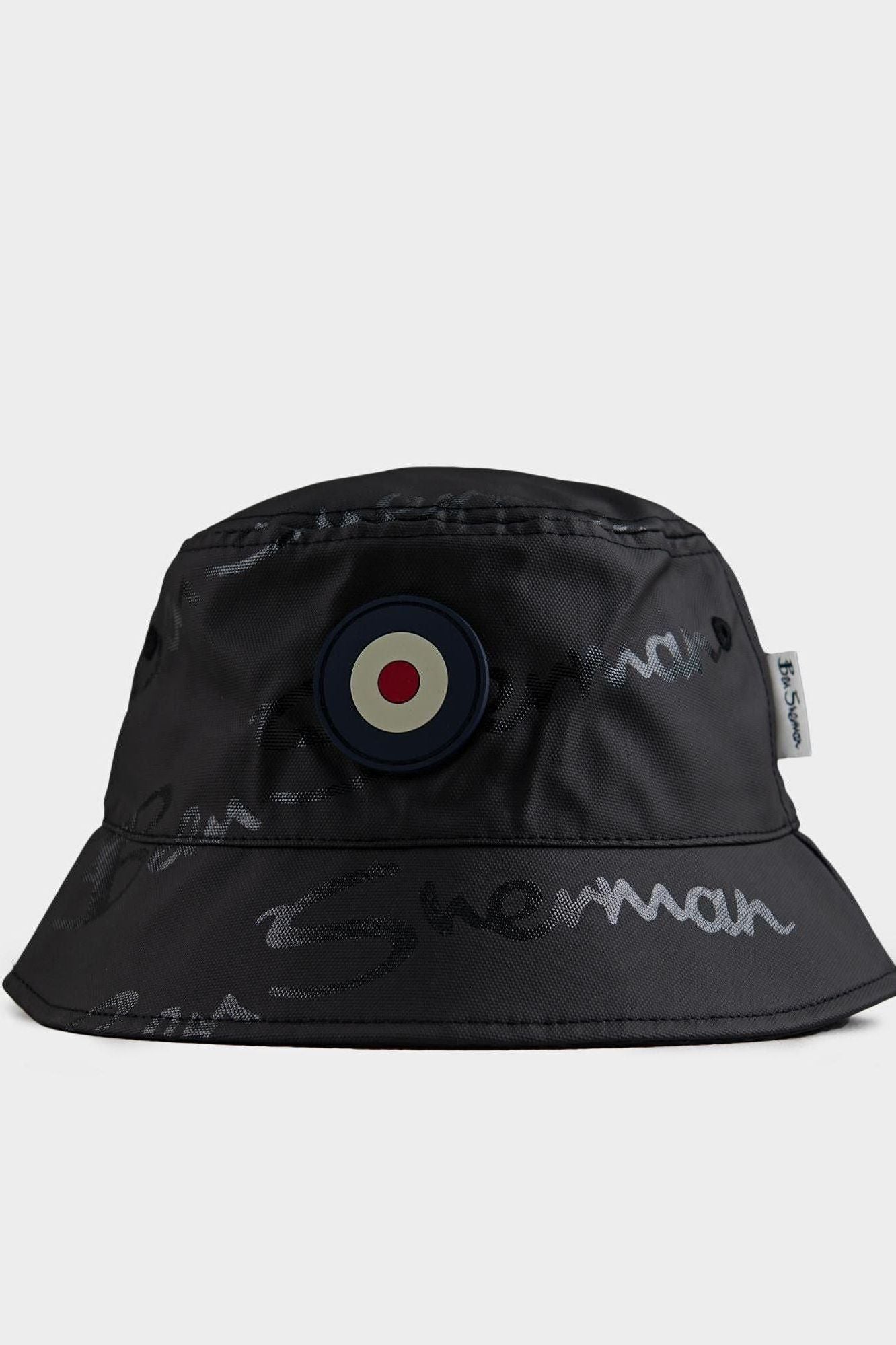 Wax Plastisol Target Bucket Hat – Black | Ben Sherman South Africa