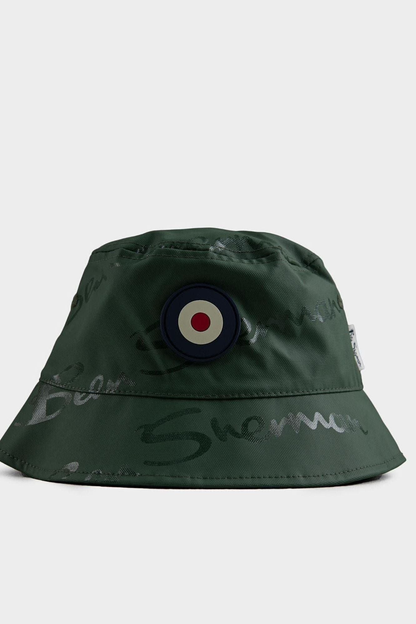 Wax Plastisol Target Bucket Hat – Dark Olive | Ben Sherman South