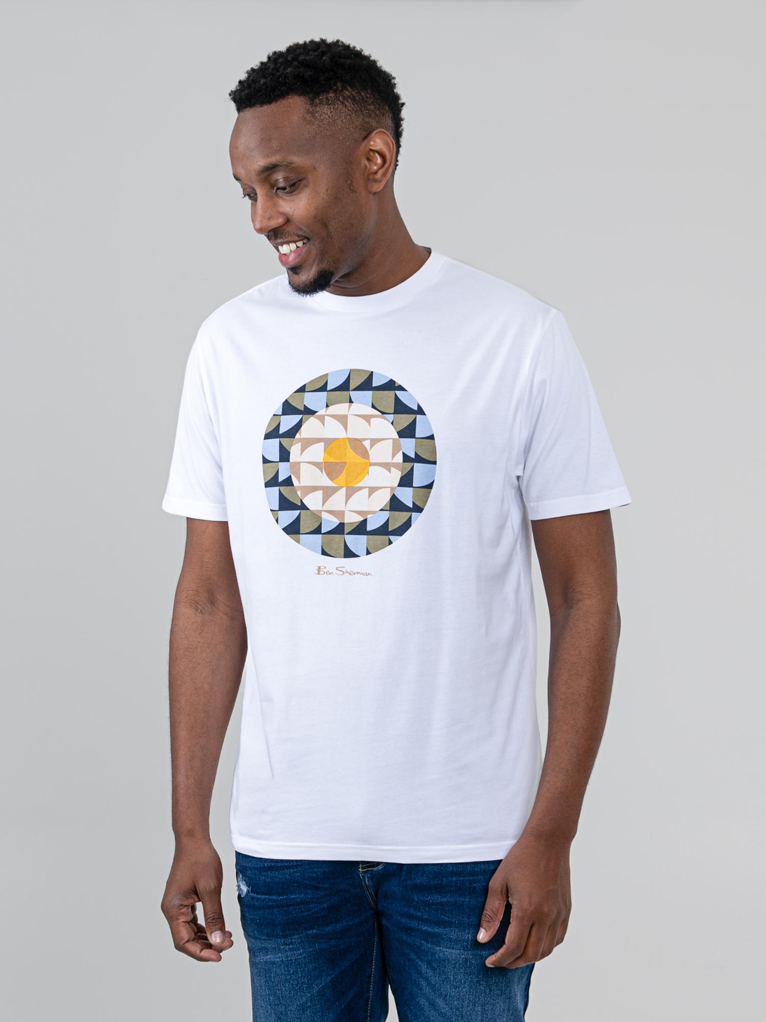 Geo Target Tee - White