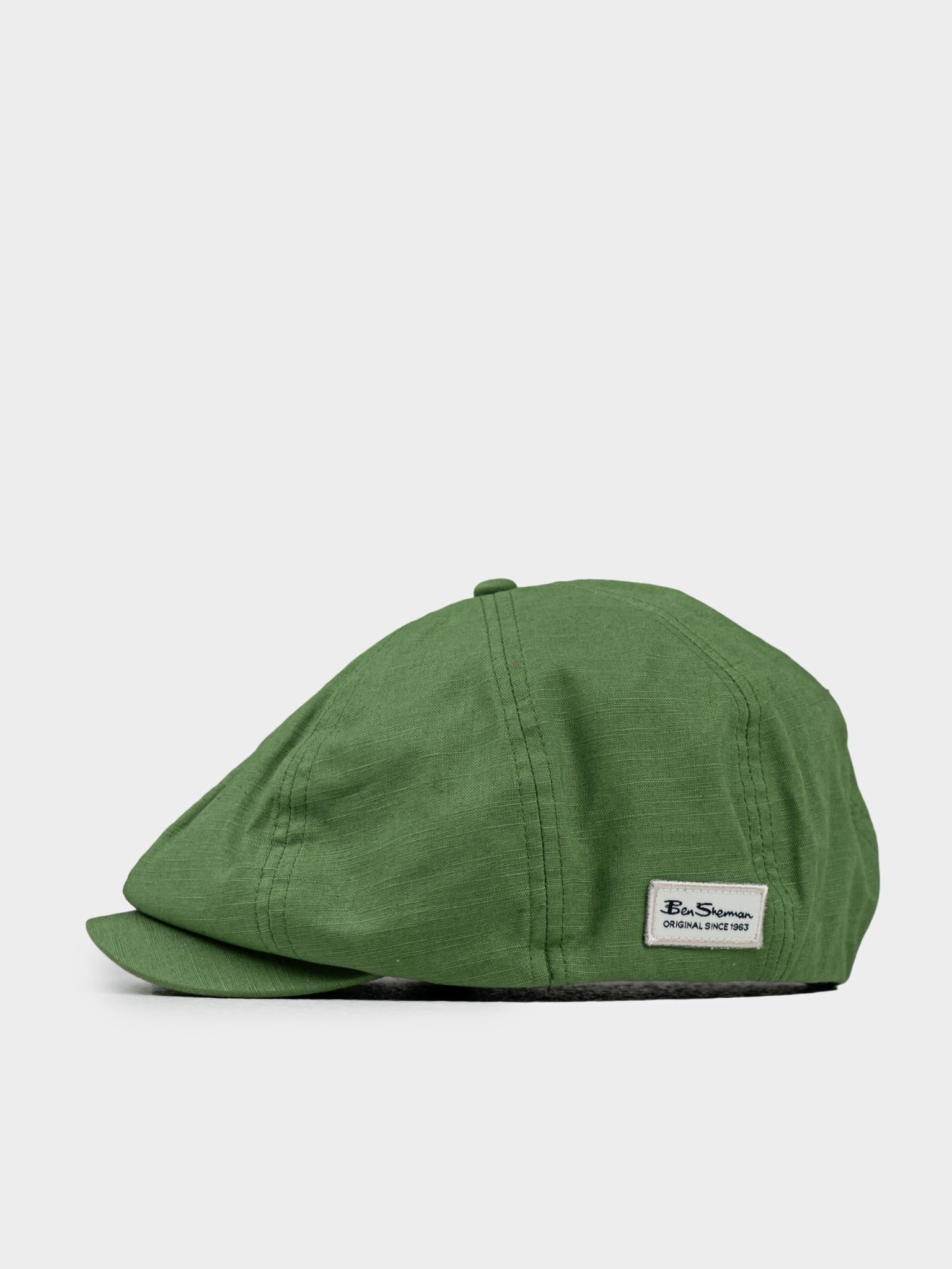 Linen Ivy hat - Jade Green