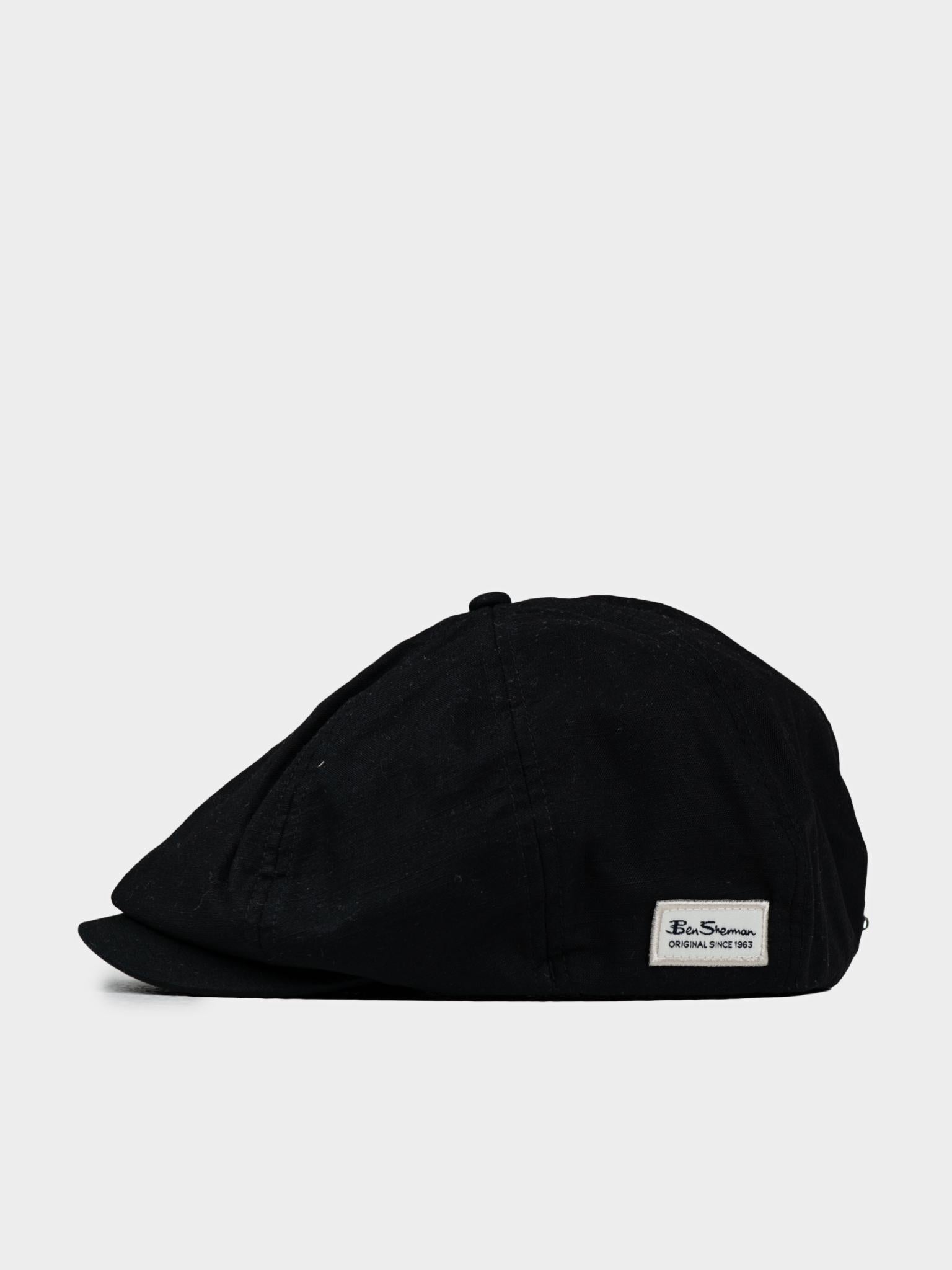 Linen Ivy hat - Black