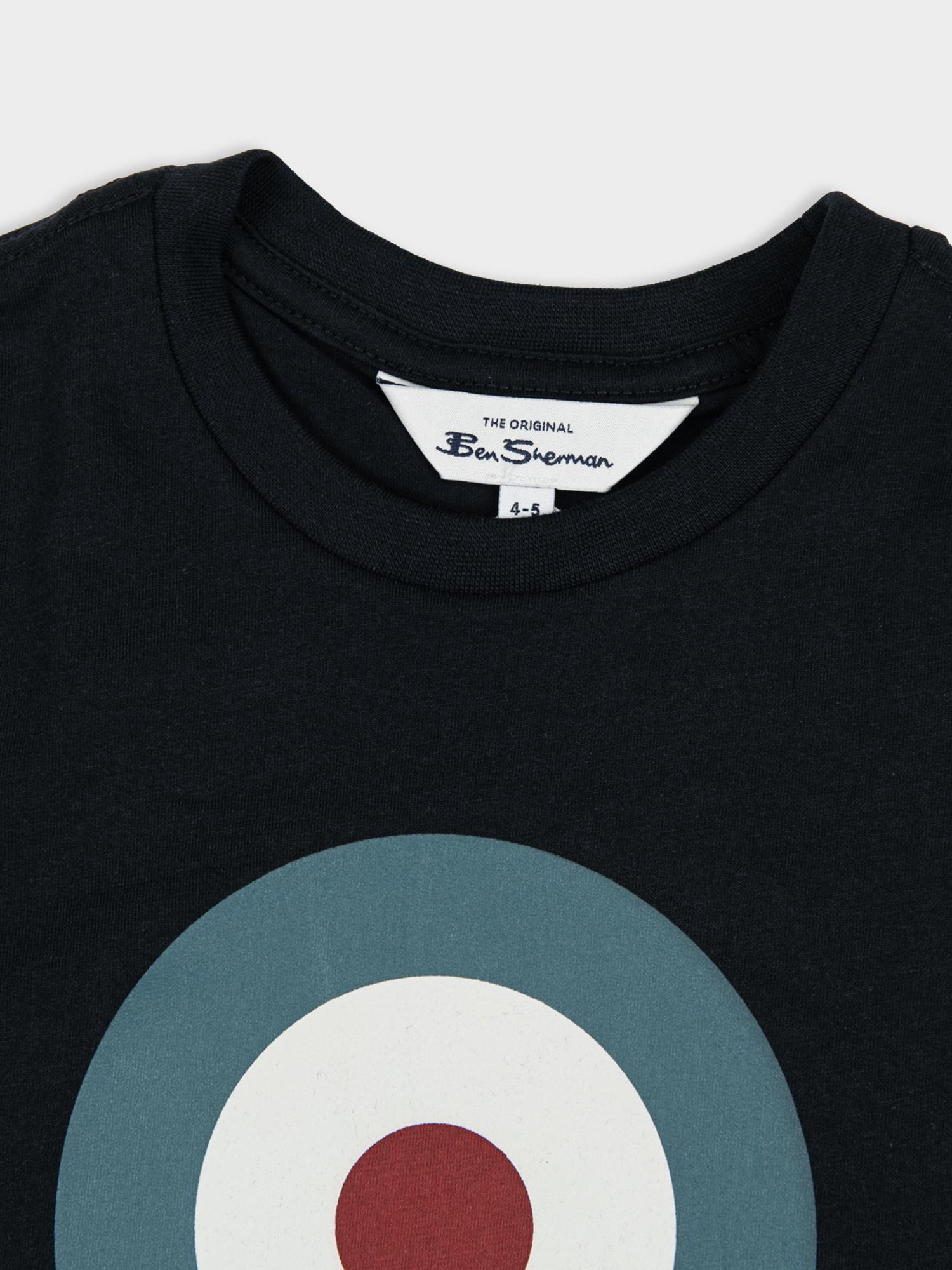 Kids Target Tee - Black