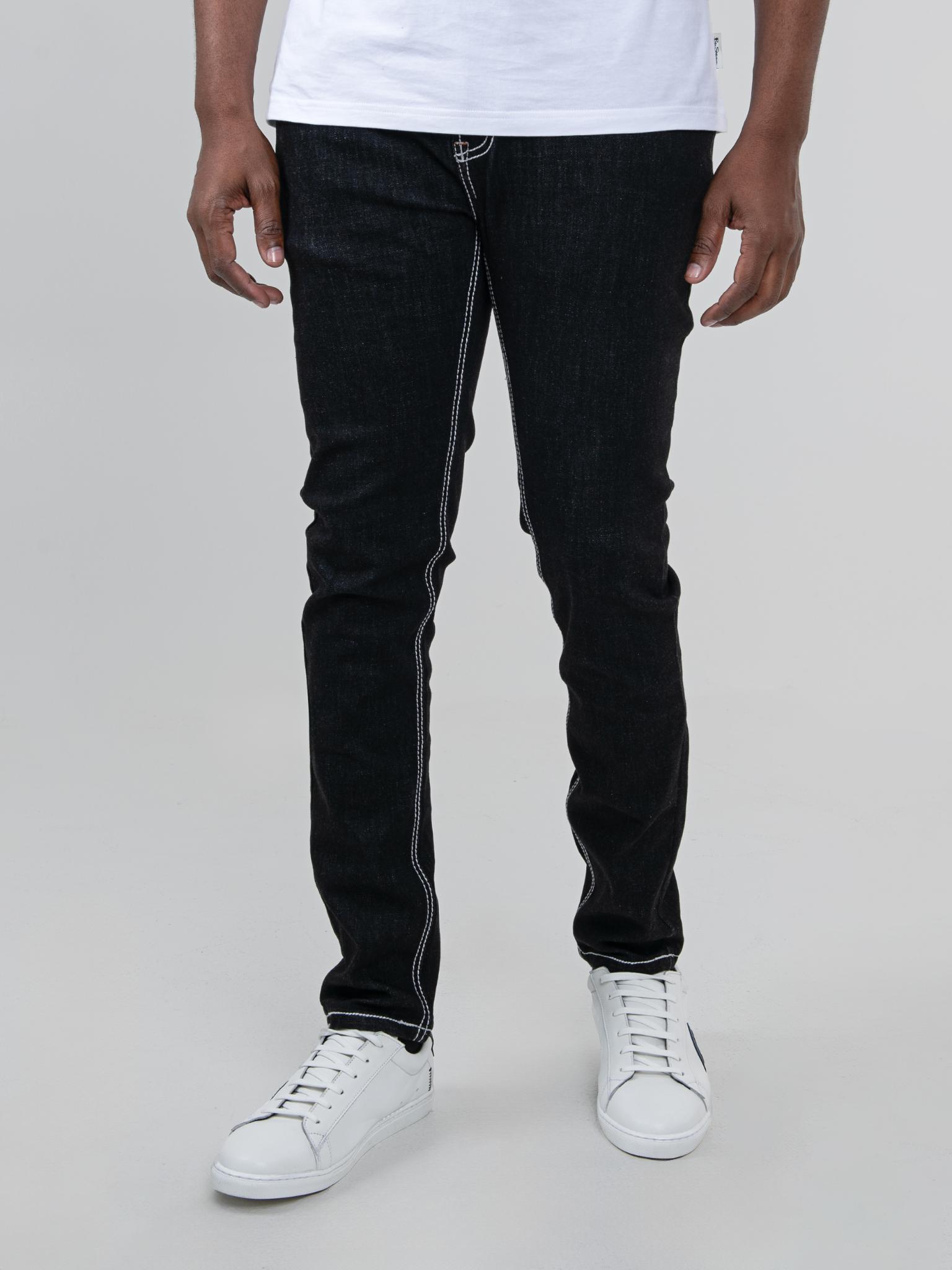SaddleStitchSlimFitDenimBlack2
