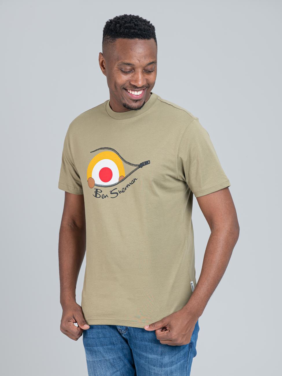 Sneaky Target Tee - Olive Night