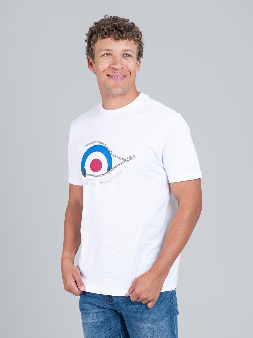 Sneaky Target Tee - White