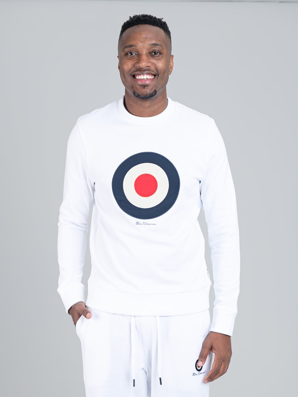 Target EMB Crew Fleece - White