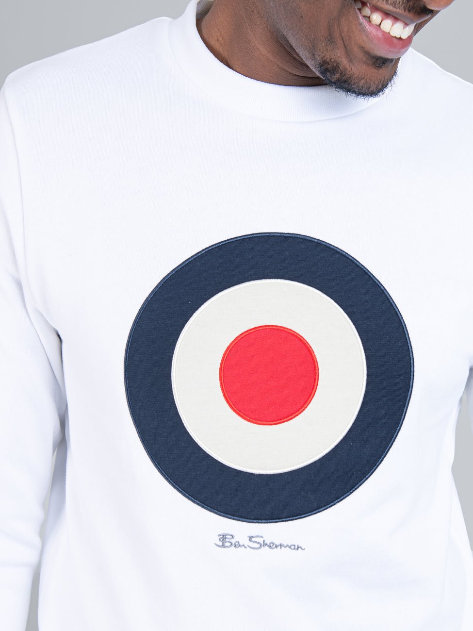 Target EMB Crew Fleece - White