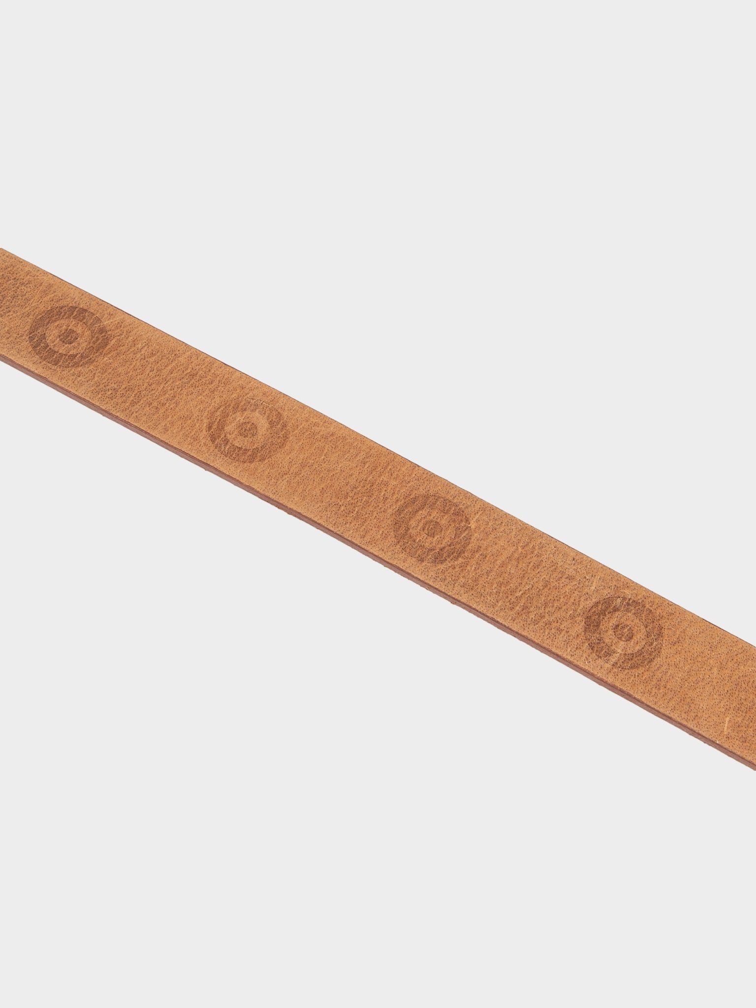 Target Embossed Belt (Leather) - Tan