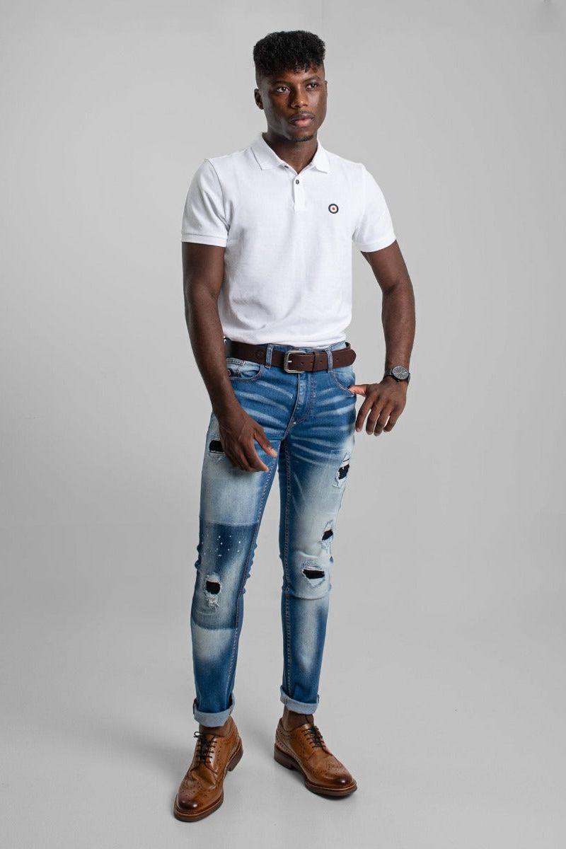 Ben Target Polo - White