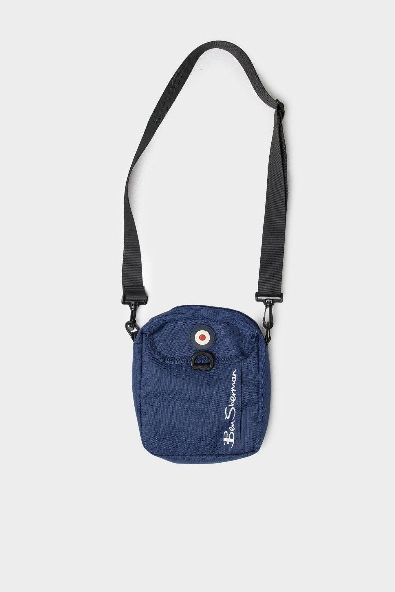 バッグ syuman Fisherman body bag Col:Blue Ben Sherman Men's Navy Canvas Cross Body Bag | Compact & Stylish
