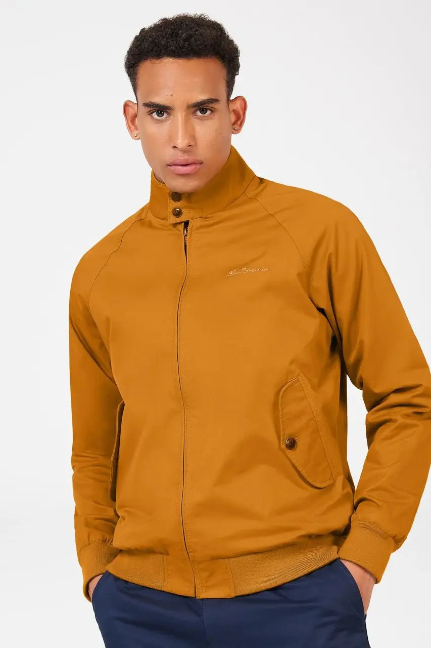 Signature Harrington Jacket - Mustard