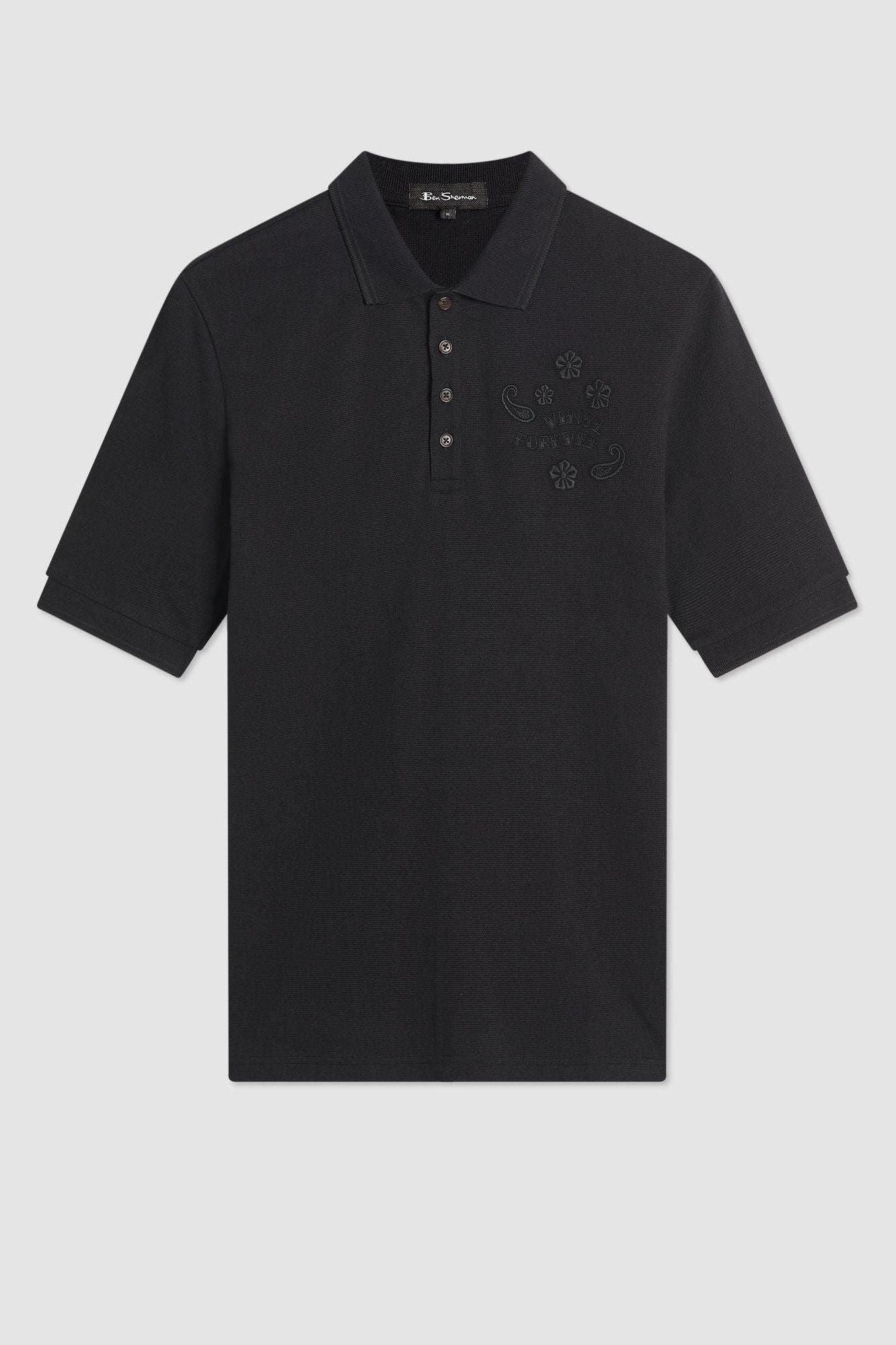 Vinyl Forever Polo - Black