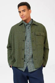 SIGNATURE CASUAL COTTON JACKET - KHAKI