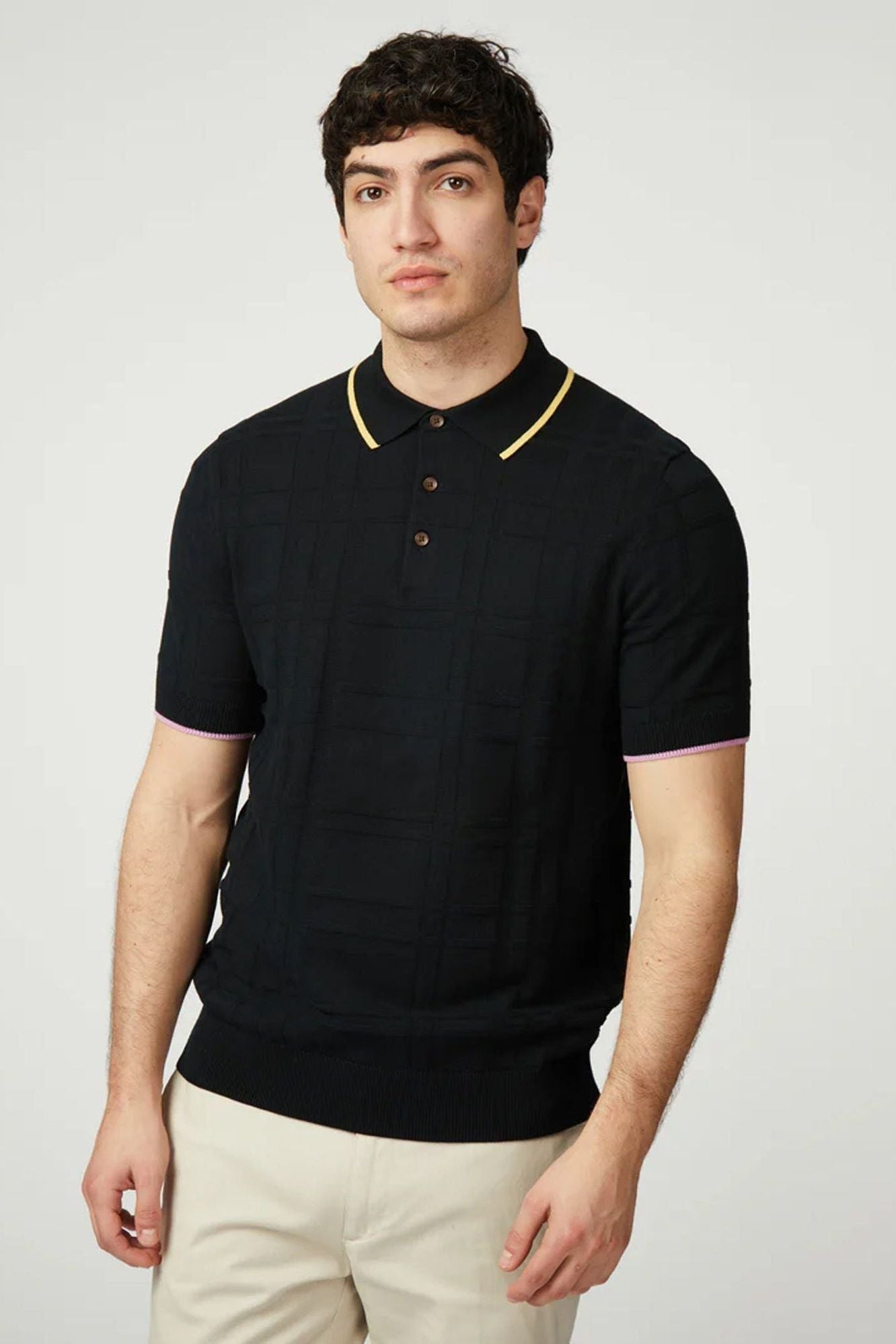 Tartan Polo - Black