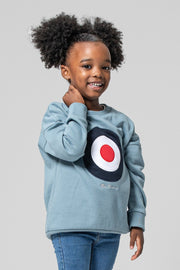 Kids Target Crew Sweater - Citadel