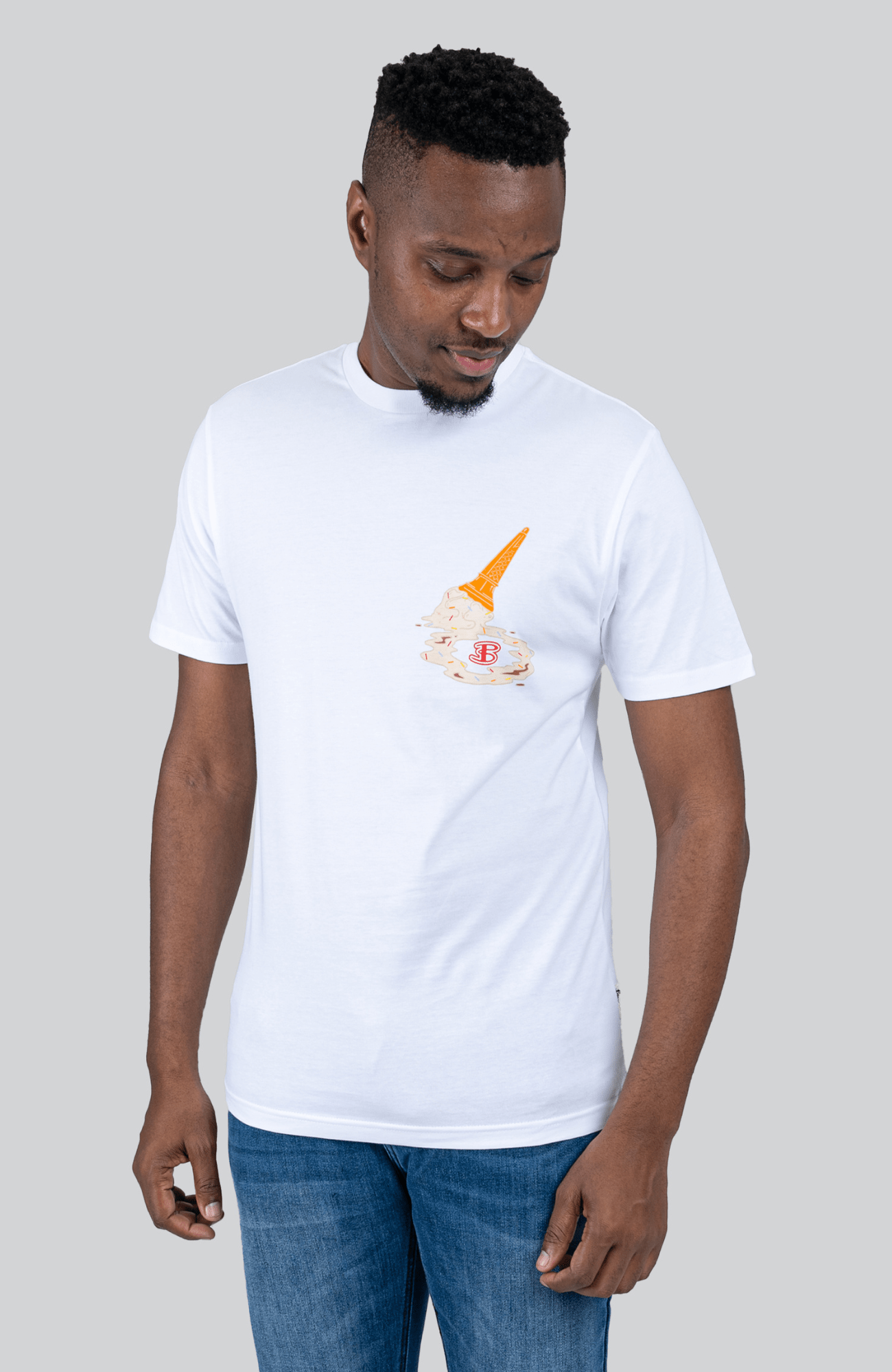 Ice Cream Splat - White