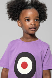 Kids Target Tee - Purple