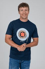 Guitar Lead Target Tee - Navy