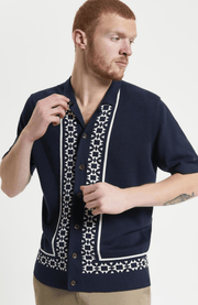 Floral Border Resort Shirt