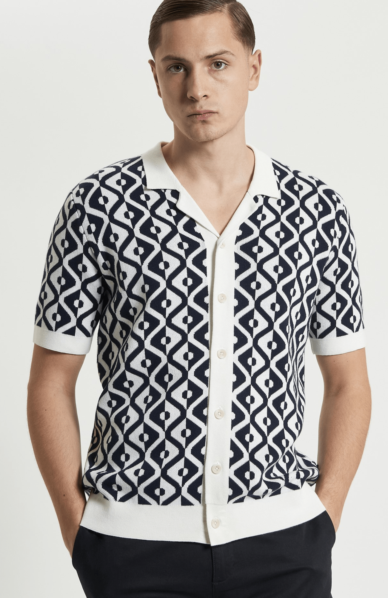 Tile Resort Knitted Shirt