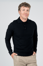 Knit Sportshirt - Black