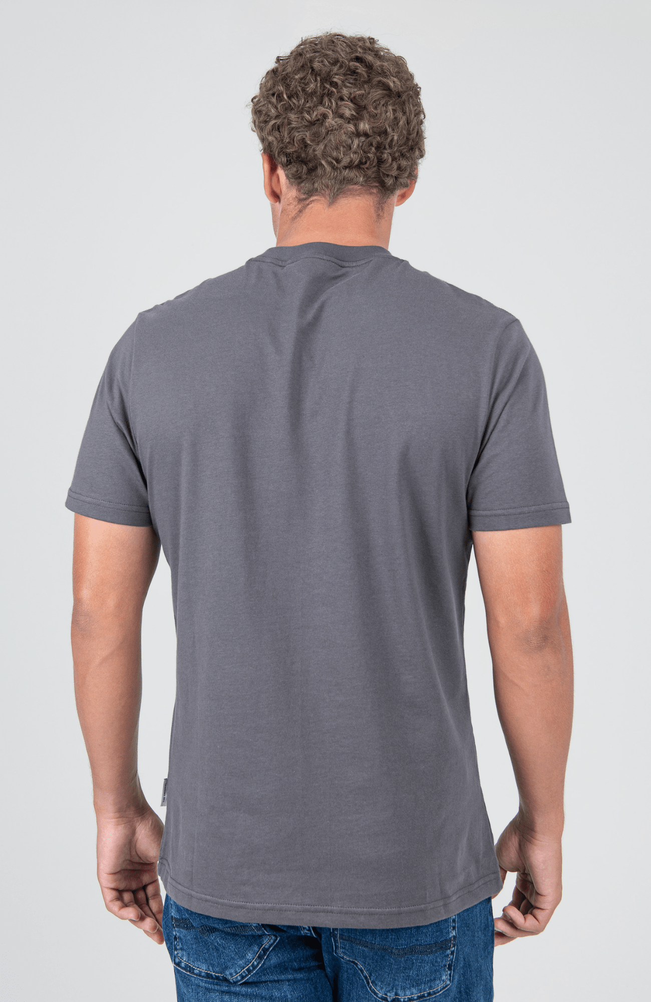 Surf and Guitar Tee - Charcoal