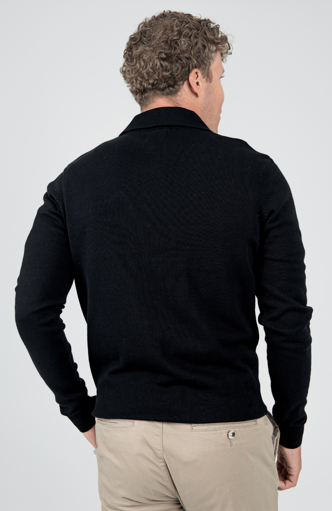 Knit Sportshirt - Black