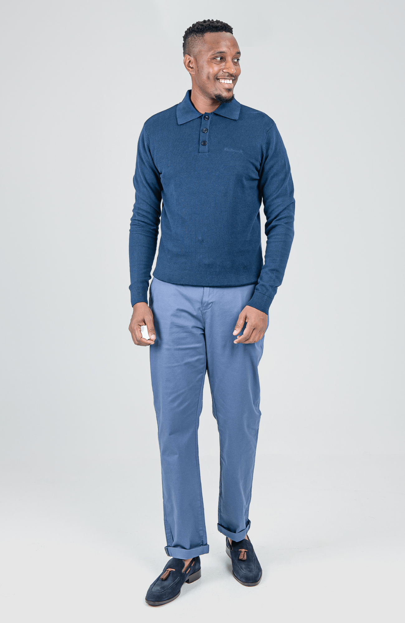 Knit Sportshirt - Navy