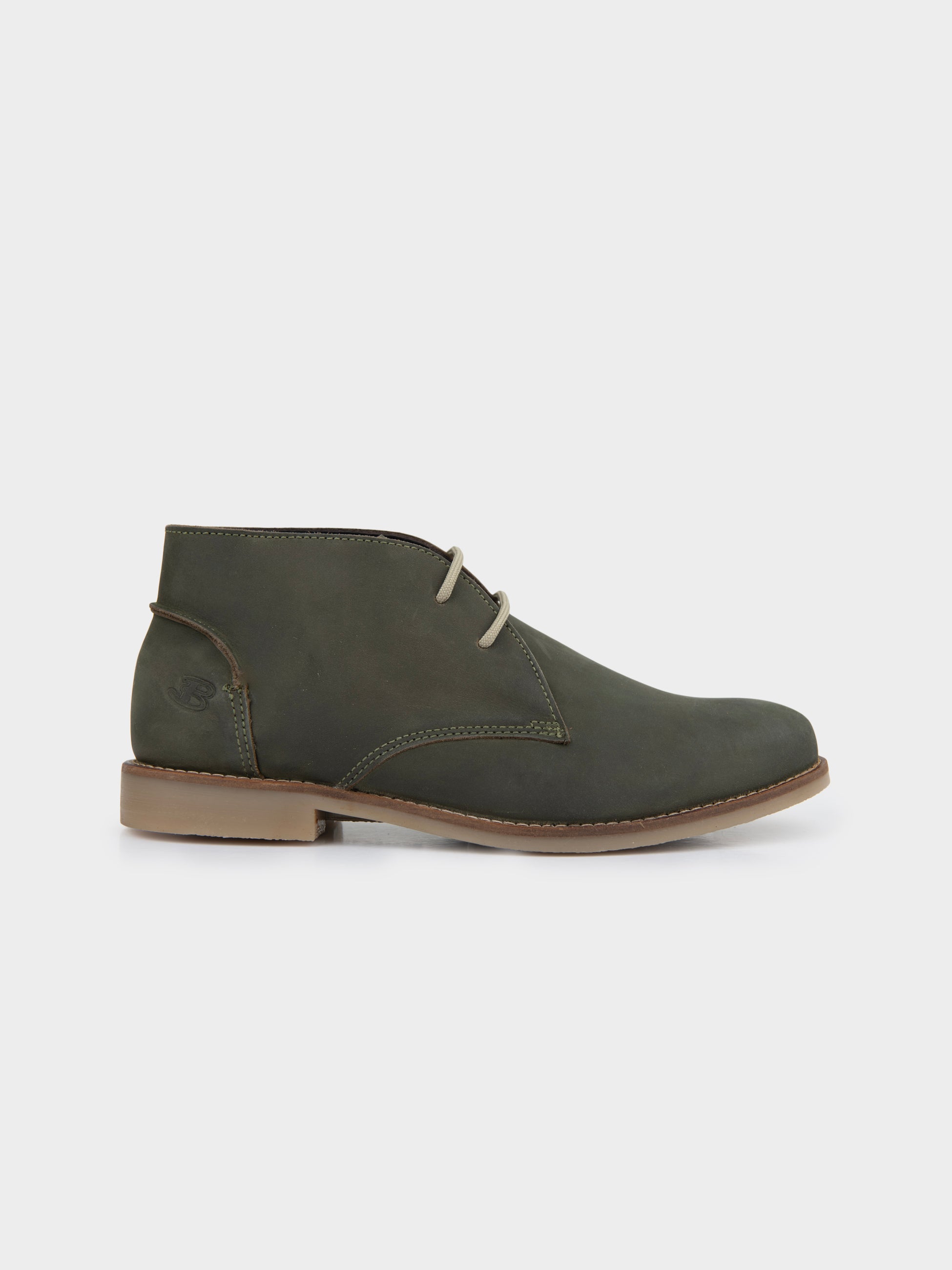 HUNTER LEATHER BOOT - Dark Olive