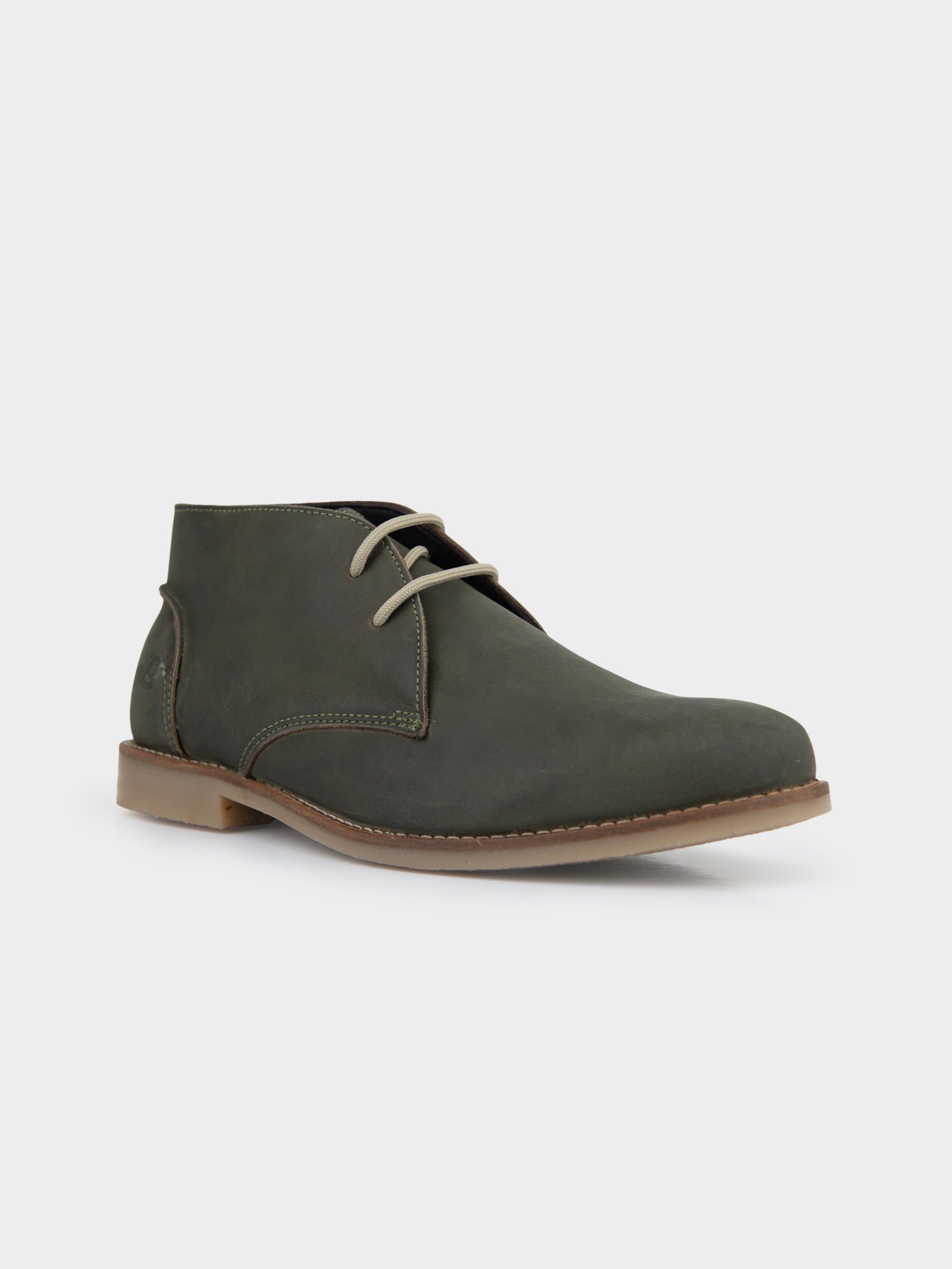 HUNTER LEATHER BOOT - Dark Olive