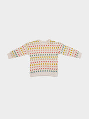 KIDS SQUAD ALL OVER PRINT CREW SWEAT