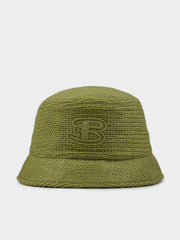 BEN SHERMAN CROCHET KNIT HAT - APPLE