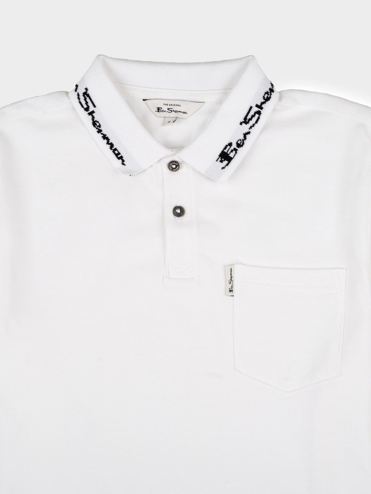 Ben Sherman Benjamin Polo in White – image 2 of 2