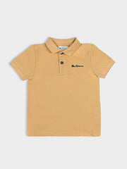 Kids Signature Polo - New Wheat