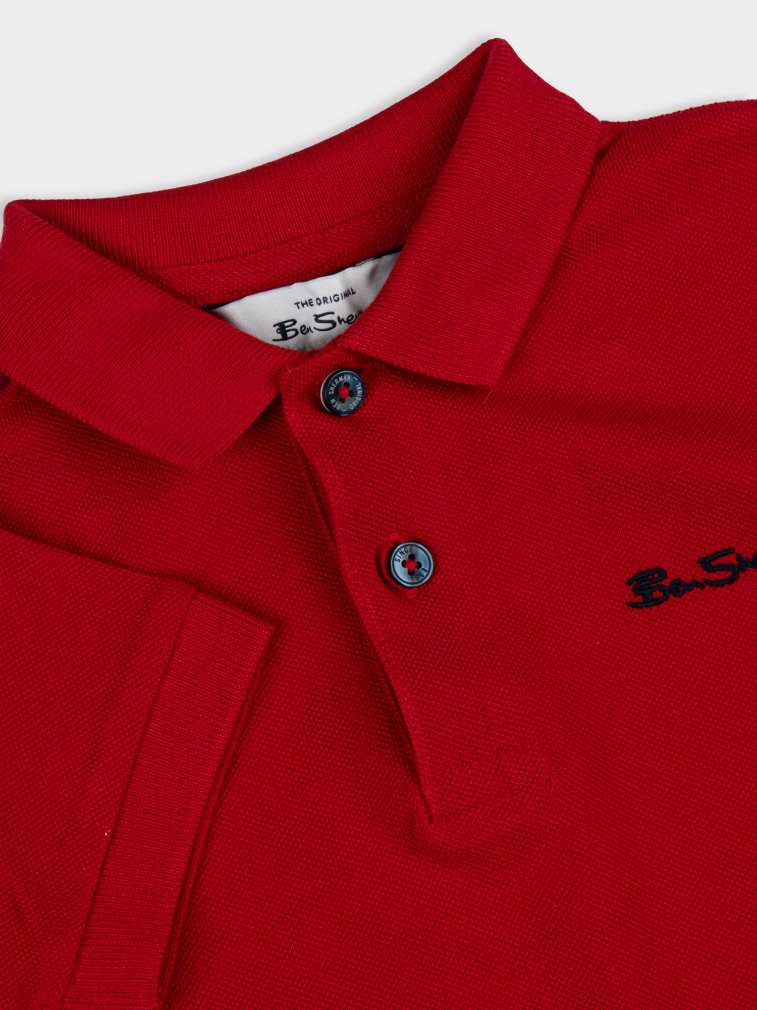 Kids Signature Polo - Red