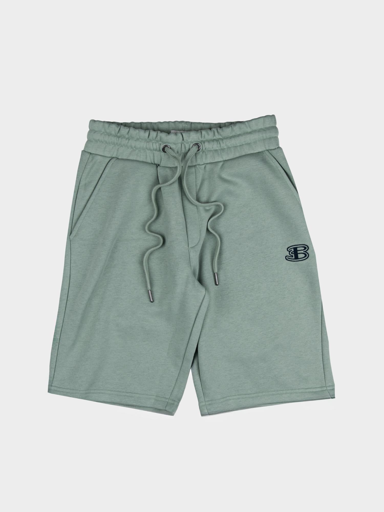 B Fleece Jog Shorts - Agave