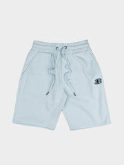 B Fleece Jog Shorts - Blue