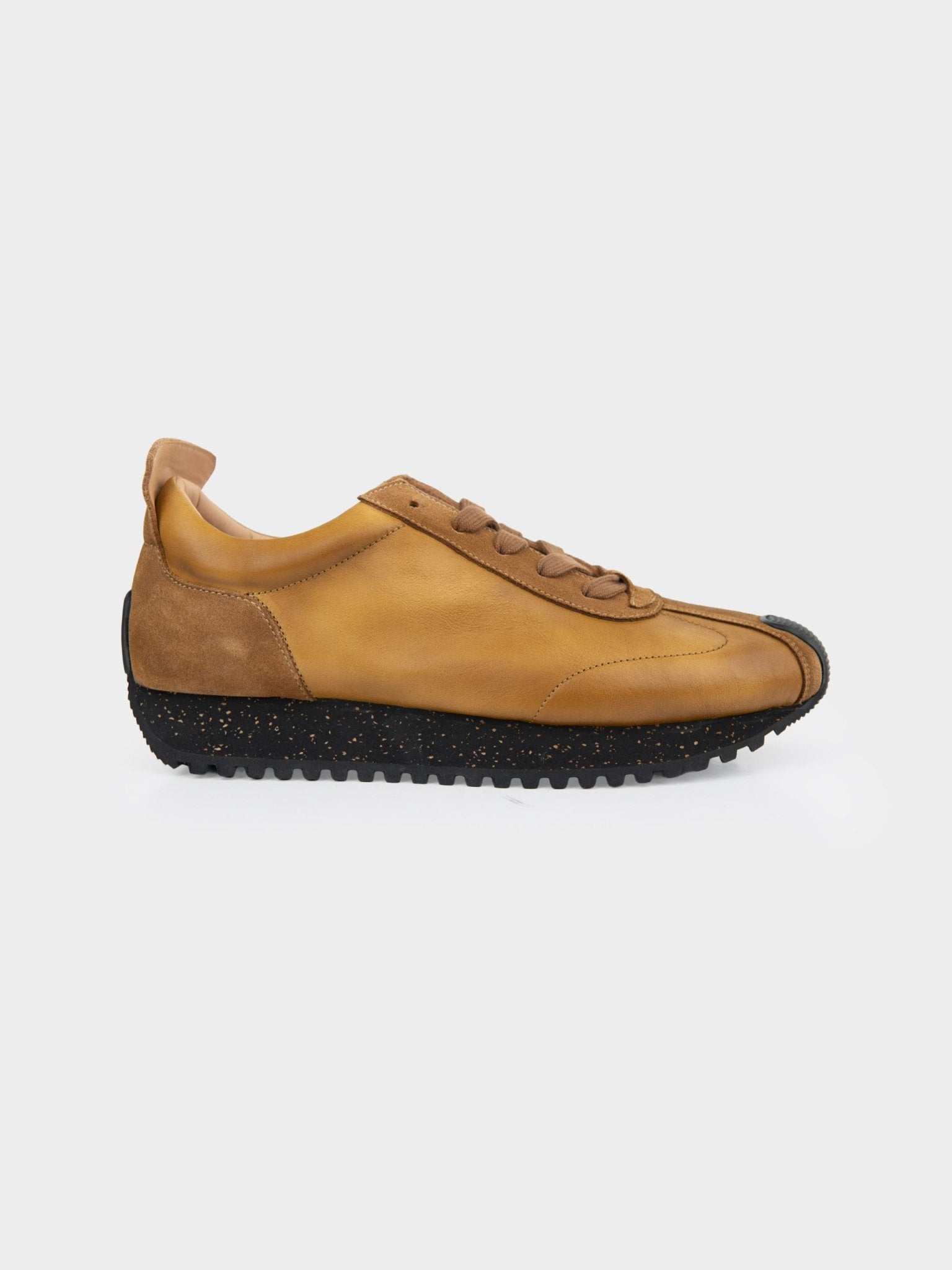 Henry Leather Suede Sneakers – Mustard | Ben Sherman South Africa