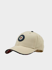 Ben Sherman Adult Targy Peak Cap in Wax featuring rubberized Target emblem and adjustable hook/loop closure