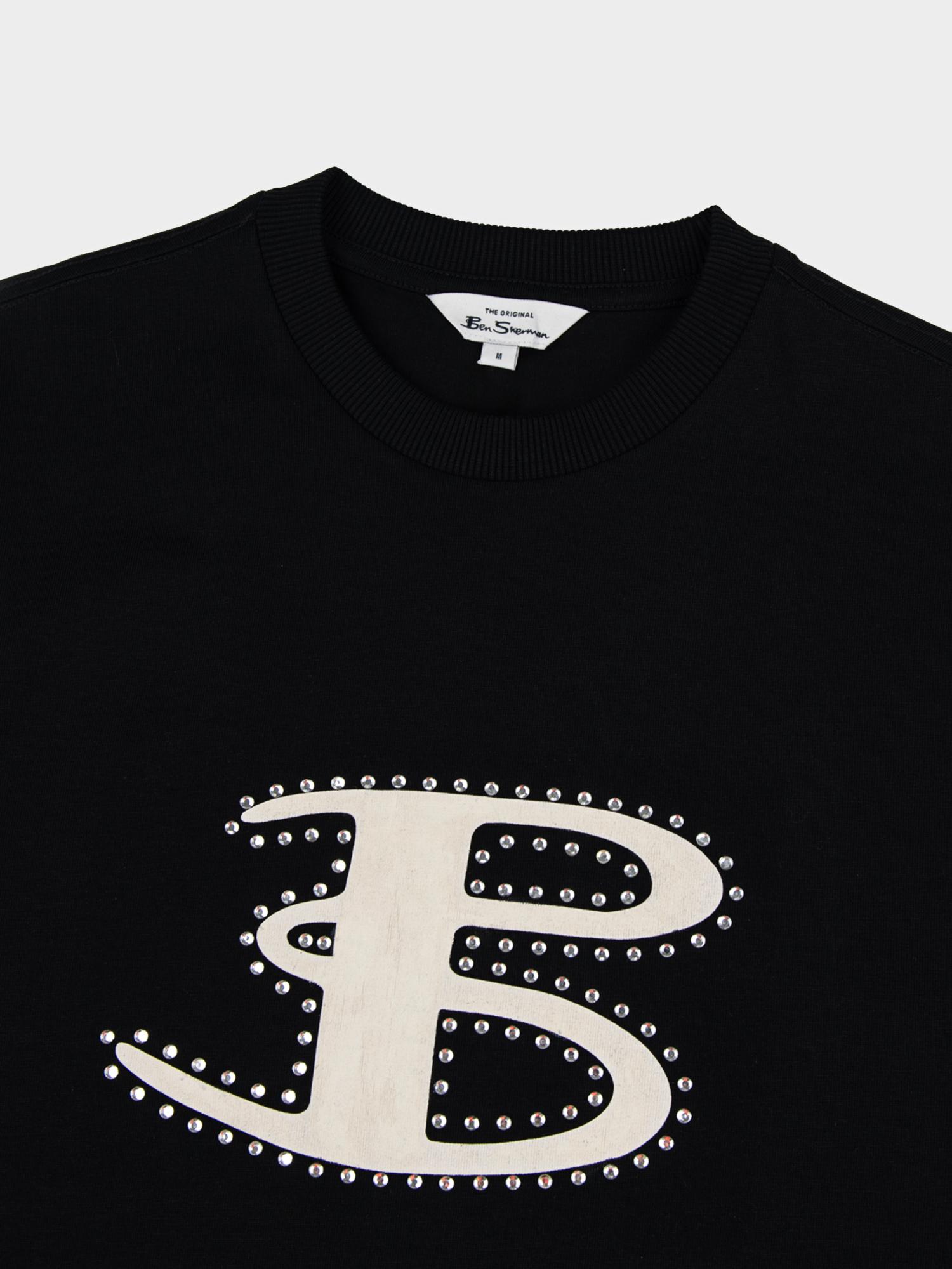 B Bling Tee - Black